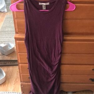 Maroon bodycon dress